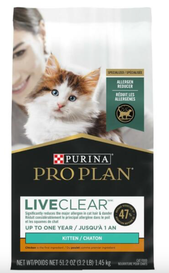 Purina Pro plan  Live Clear Chicken & Rice 1.45KG | Kitten