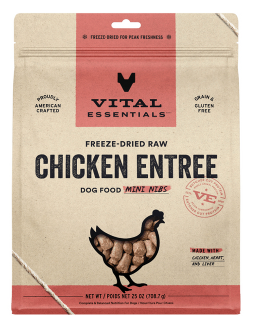 Vital Essentials Chicken Entree Mini Nibs 25OZ