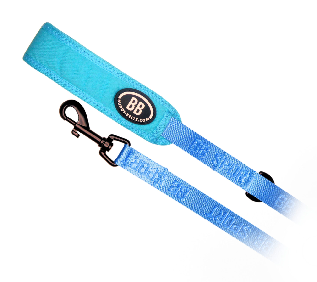 Buddy Belts Leashes – Sport – Vibrant Kingfisher 1/2" x 4'