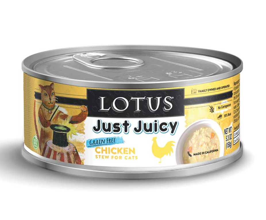 Lotus just juicy cans for cats