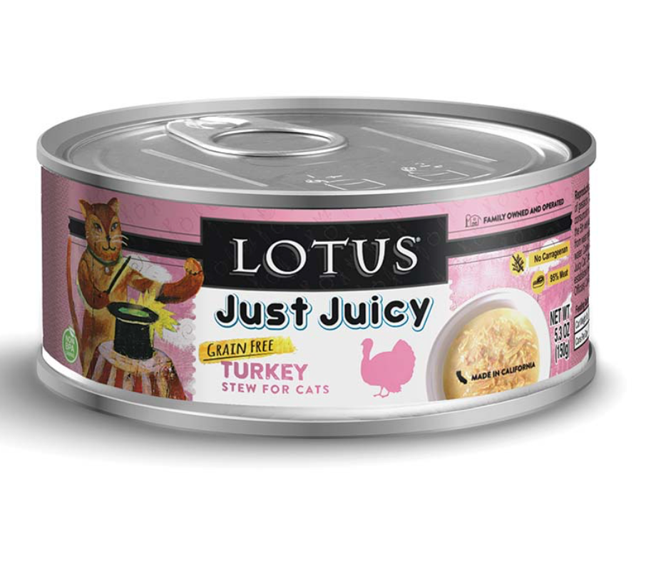 Lotus just juicy cans for cats