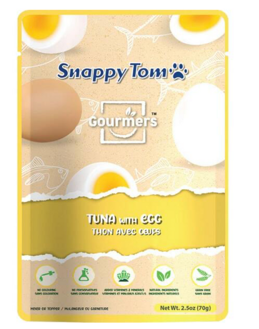 Snappy Tom Tuna with Egg 70GM