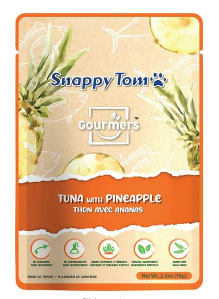 Snappy Tom Tuna with Pineapple 70GM