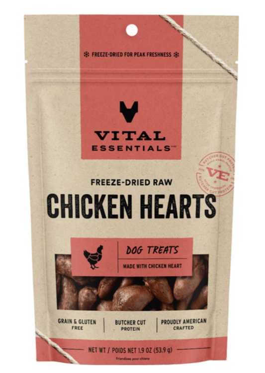 Vital Essentials FD Chicken Hearts 1.9OZ