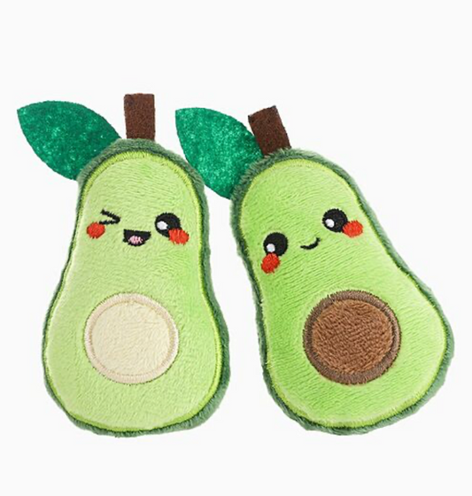 HugSmart Meow Buddies Crazy Catcher Avocado 4" 2 PK | Cat