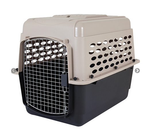 Vari Kennel Black & Bleached Linen 32x22.5x24