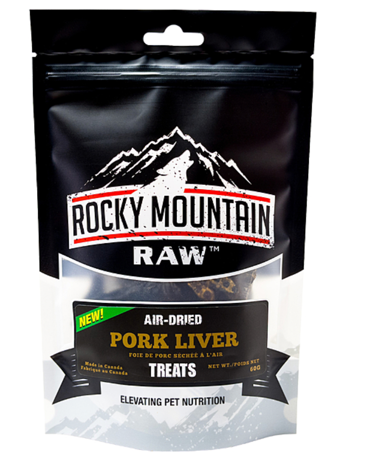 Rocky mountains Air-Dried Pork Liver Bites 60G
