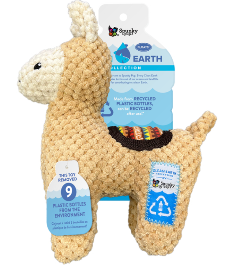 Spunky pup Clean Earth Recycled Textured toys