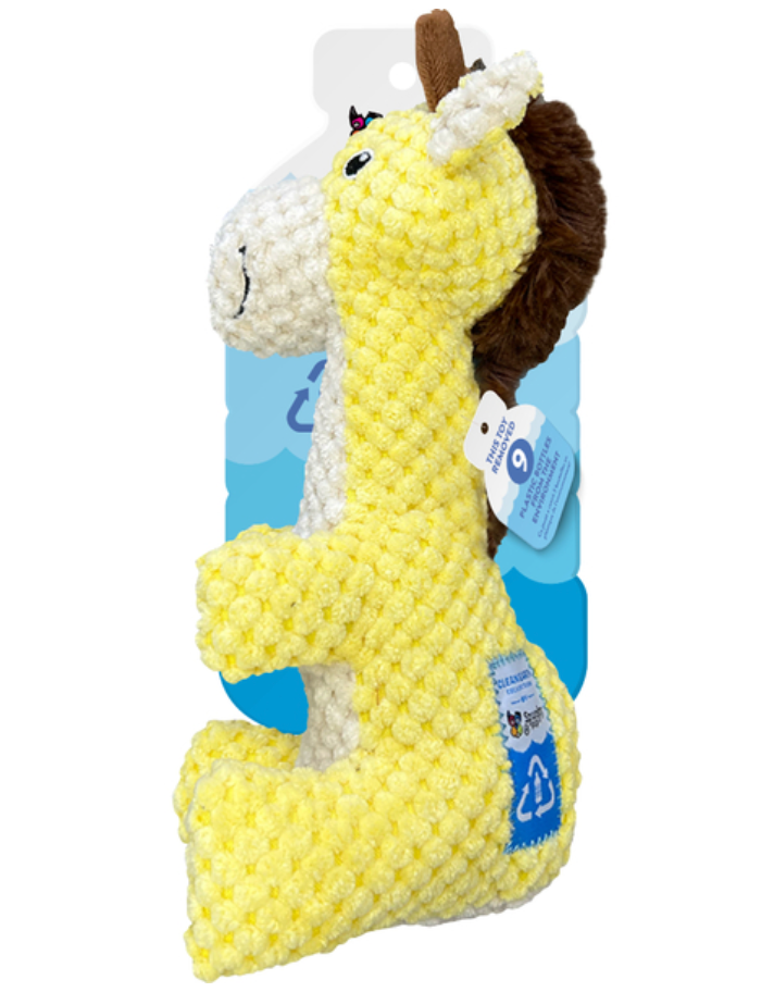 Spunky pup Clean Earth Recycled Textured toys