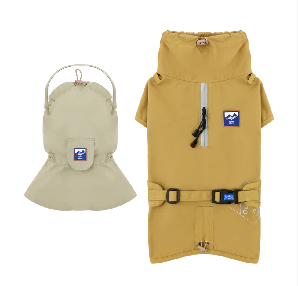 PUPPY GALLERY All Weather Water Shield Poncho