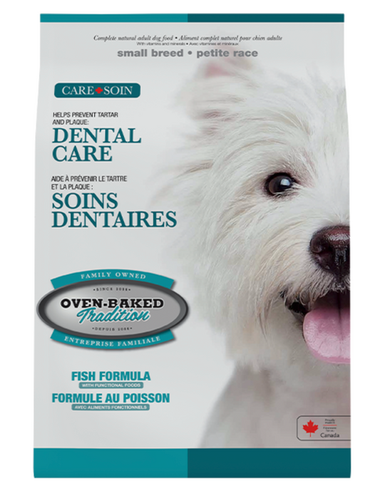 Oven-Baked Tradition Dog Care Dental SmBr Adult Fish 4lb