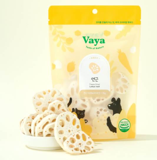 VAYA Freeze Dried Treat Lotus root
