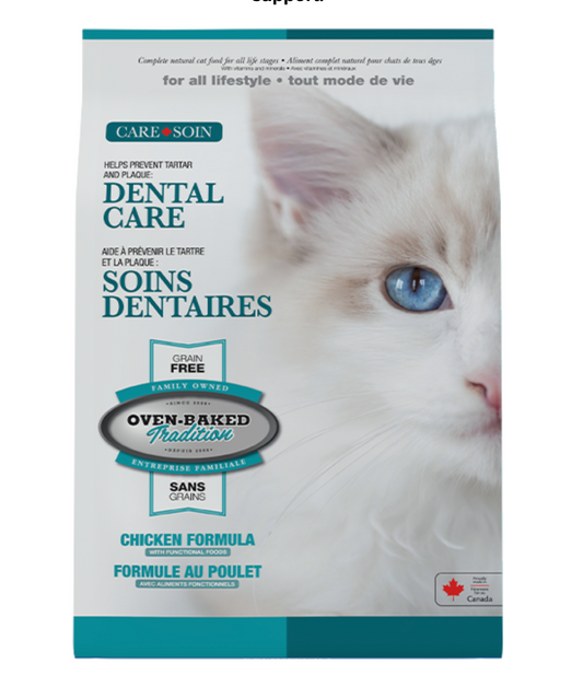 Oven-Baked Tradition Cat Care Dental ALS GF Chicken
