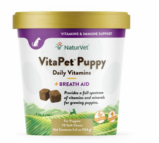 Natur vet VitaPet Puppy Daily Vitamins 70CT