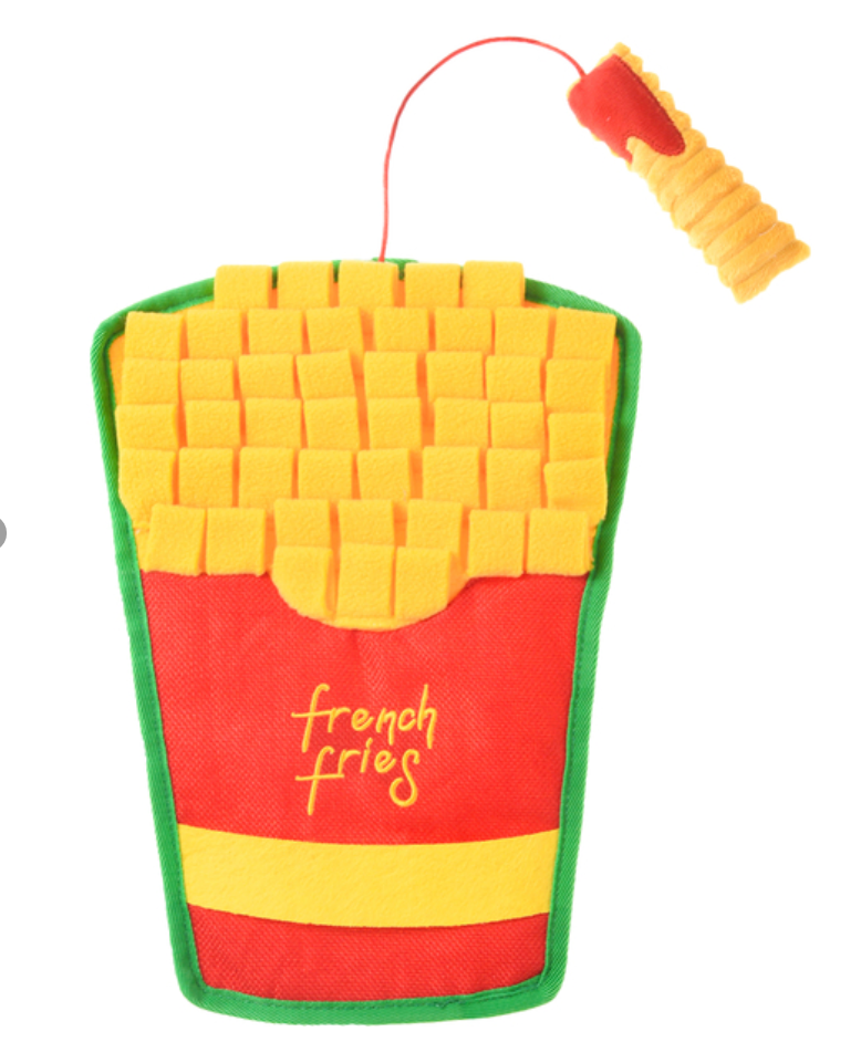 HUGSMART Sniff-N-Seek Snuffle Mat French Fries | Dog & Cat