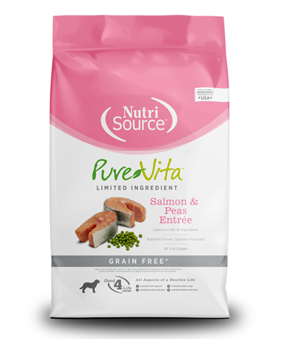 NutriSource Dog PureVita GF Salmon & Peas 11.3 kg