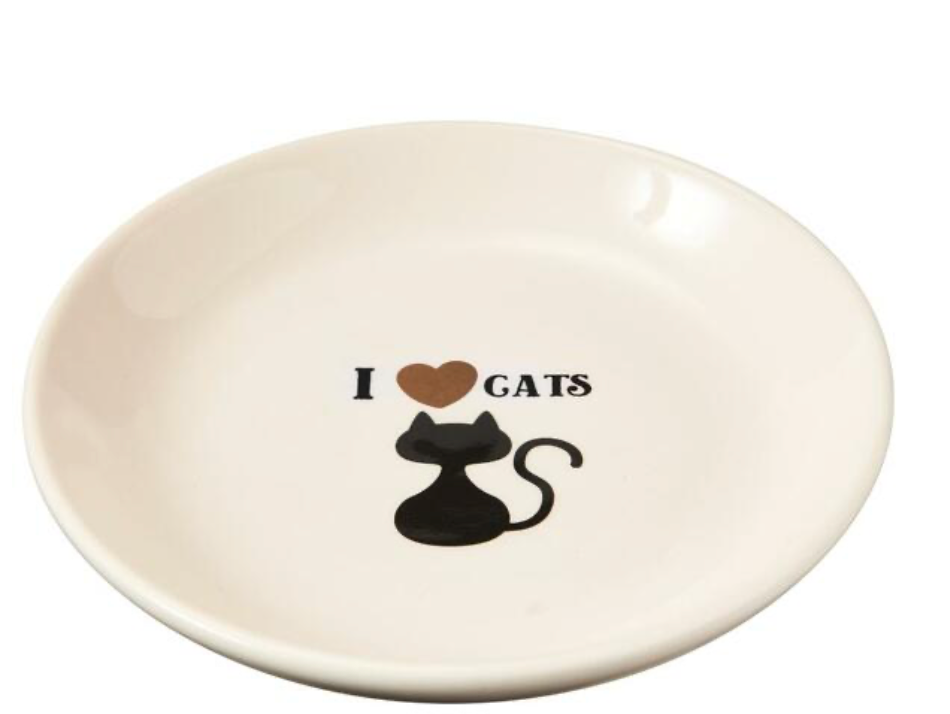 I Love Cats Saucer 5"