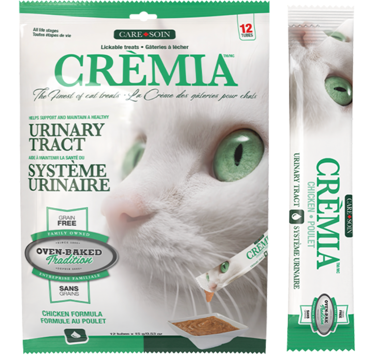 Oven-Baked Tradition Cat Cremia Puree Urinary Chicken 8/180g