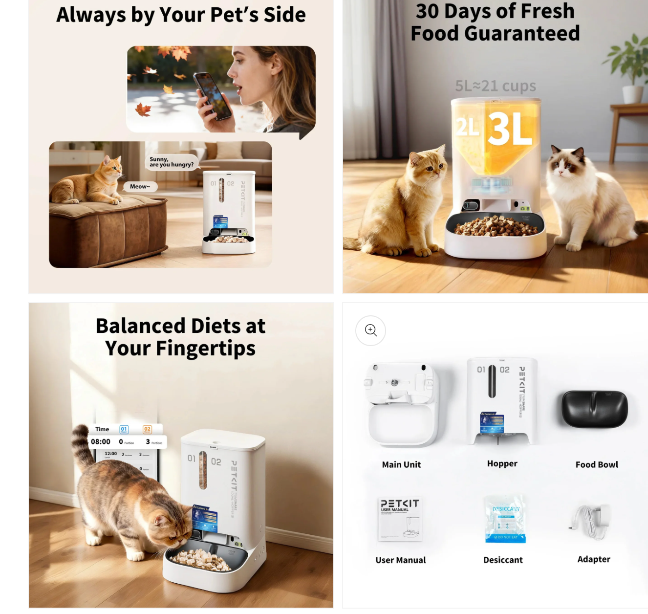 YumShare Dual-hopper 2 Automatic Feeder with Camera