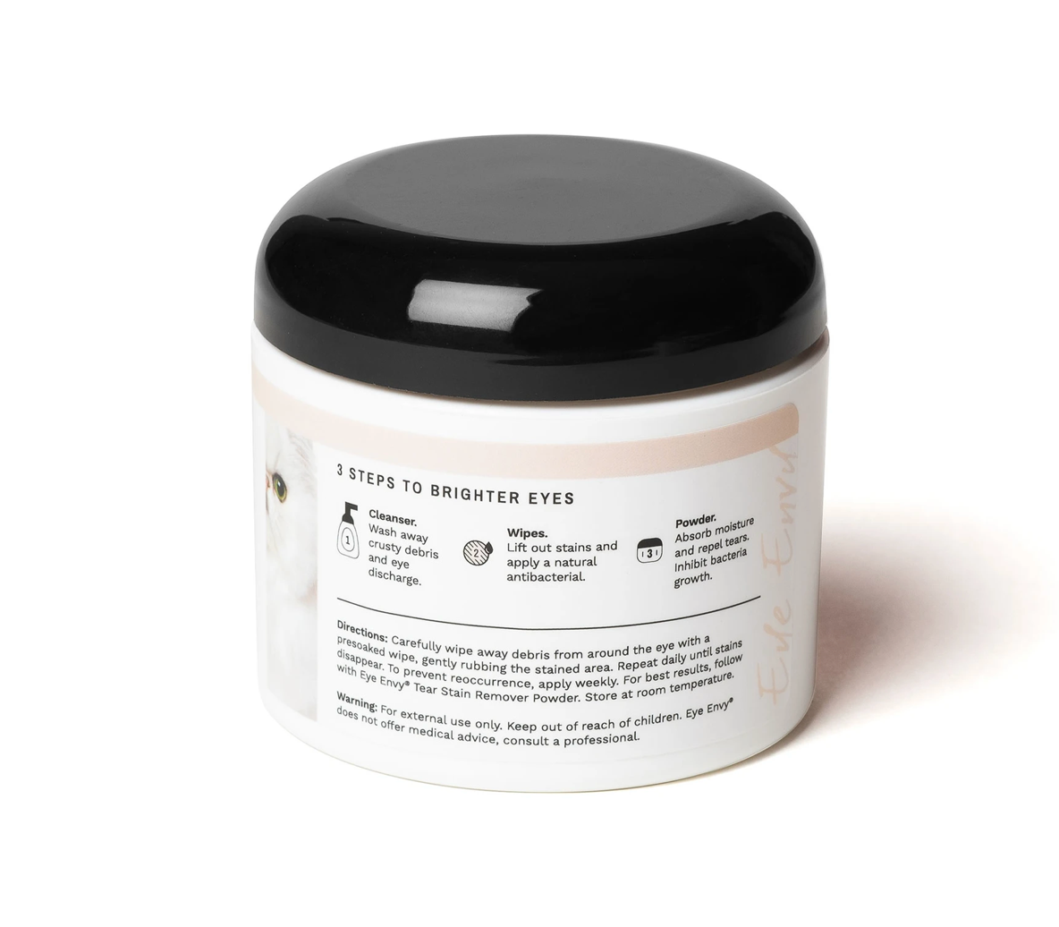 eye envy TEAR STAIN REMOVER WIPES FOR CATS