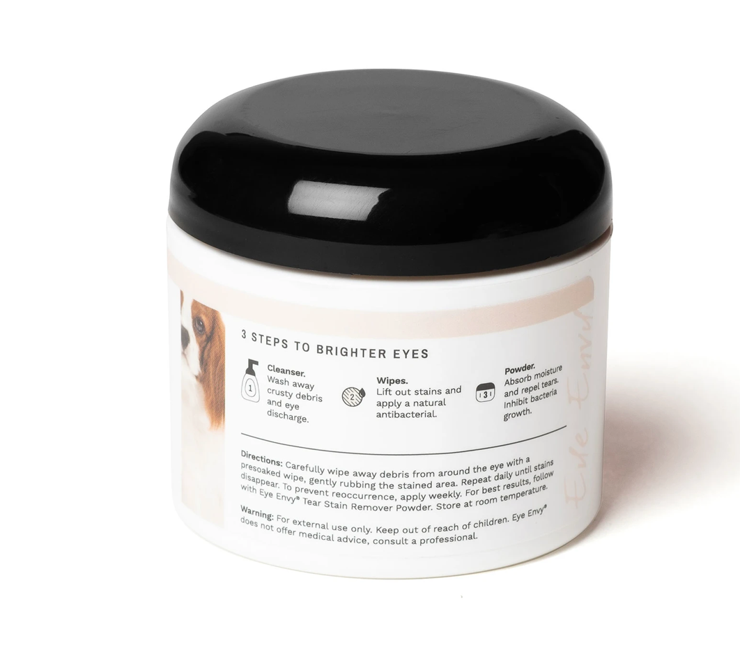 eye envy TEAR STAIN REMOVER WIPES FOR DOGS