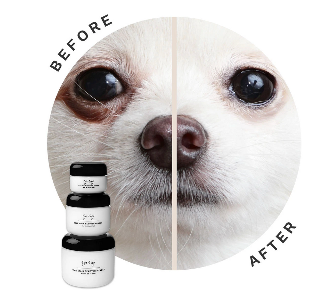 Eye envy TEAR STAIN REMOVER POWDER FOR DOGS & CATS (2oz)