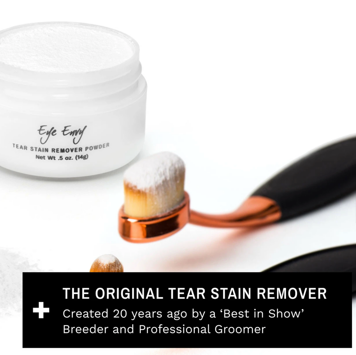 Eye envy TEAR STAIN REMOVER POWDER FOR DOGS & CATS (2oz)