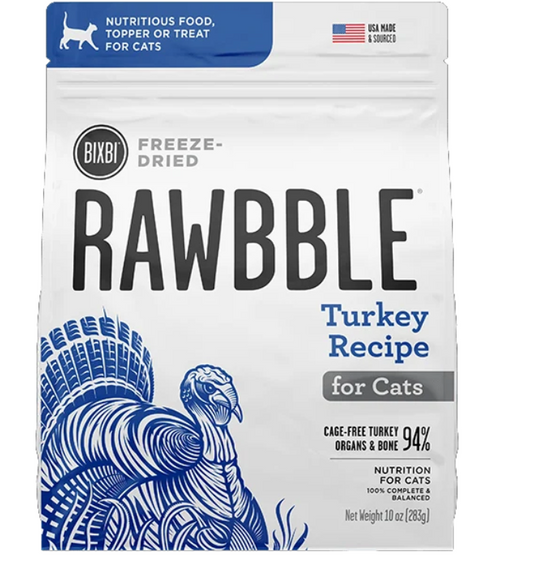 BIXBI - Cat - Freeze-Dried - Rawbble - Turkey
