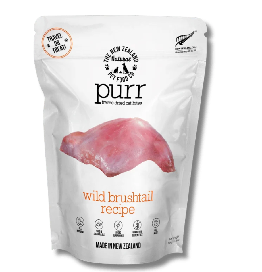 NZ Natural Pet Food Co - Freeze Dried - Food - Purr - Wild Brushtail 280g