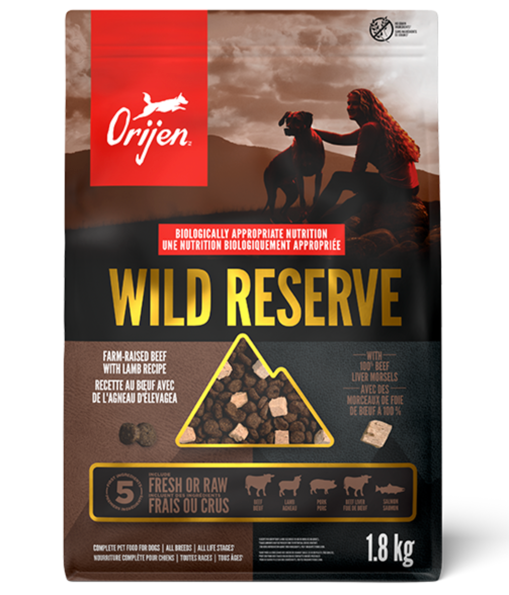 ORIJEN Dog Wild Reserve Beef 1.8 kg