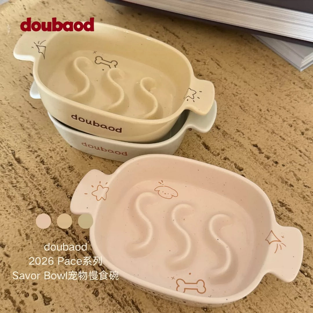 doubaod Slow Feeder Pet Bowl