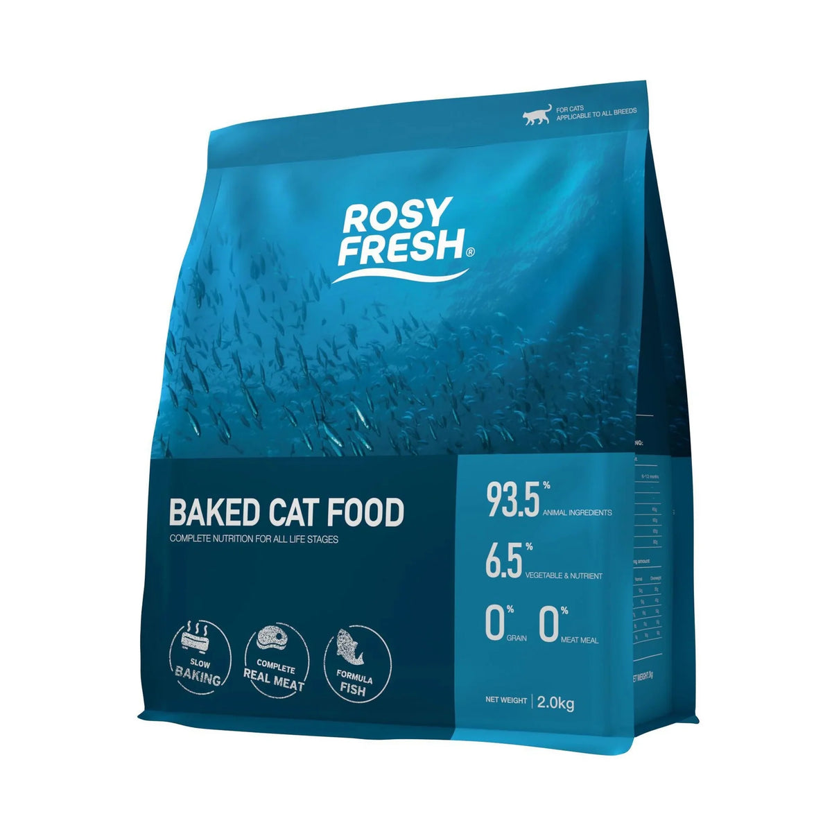 ROSY FRESH Baked Cat Food – Fish Formula 2kg