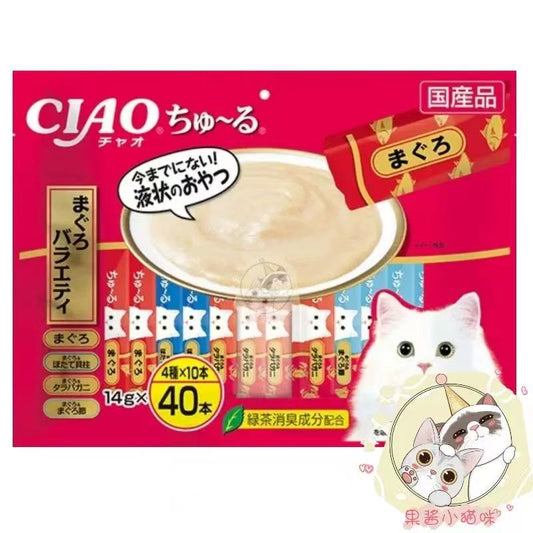 Ciao Tuna cat stick Mix 40pcs