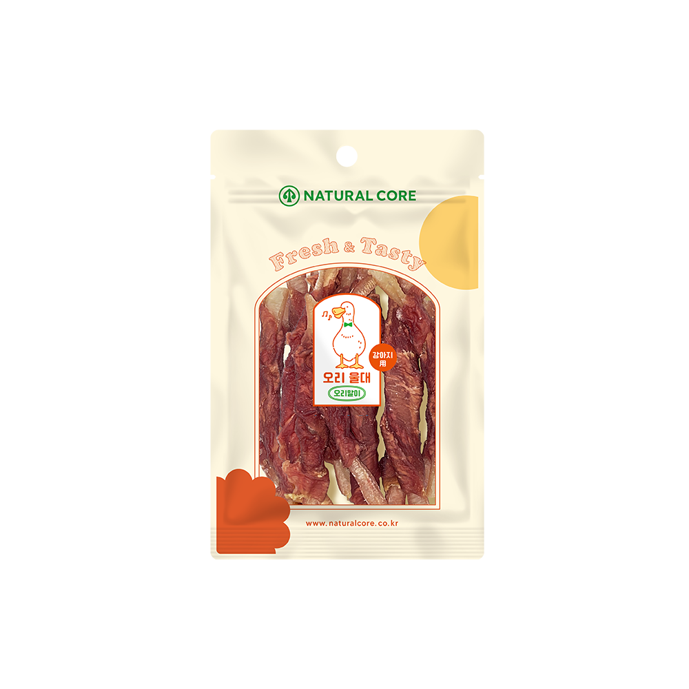 Natural core fresh&tasty duck with throat