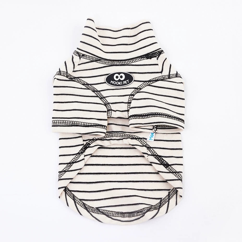 MOOKIPET Striped Turtleneck