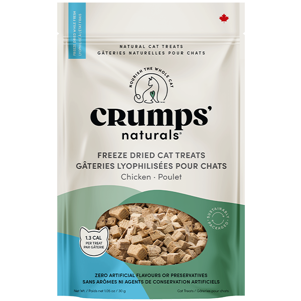 Crumps' Naturals Freeze-Dried Cat Treats - Chicken - 30 g