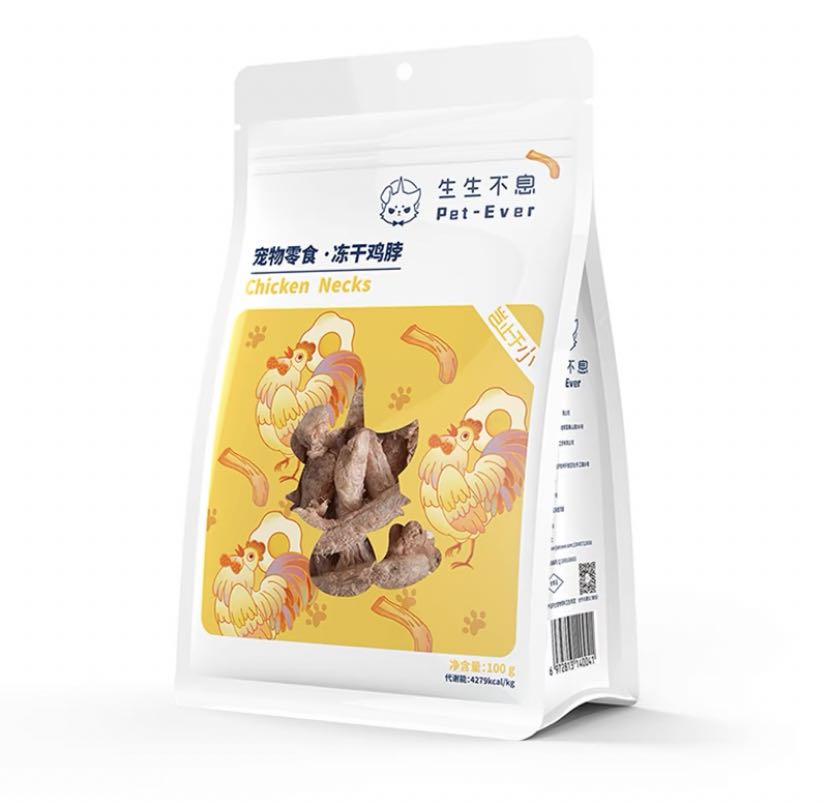 Pet-Ever Freeze-dried Chicken Necks for Pets