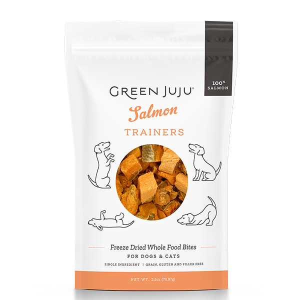 Green Juju Freeze-Dried Salmon Trainers for Dogs & Cats - 2.5 oz