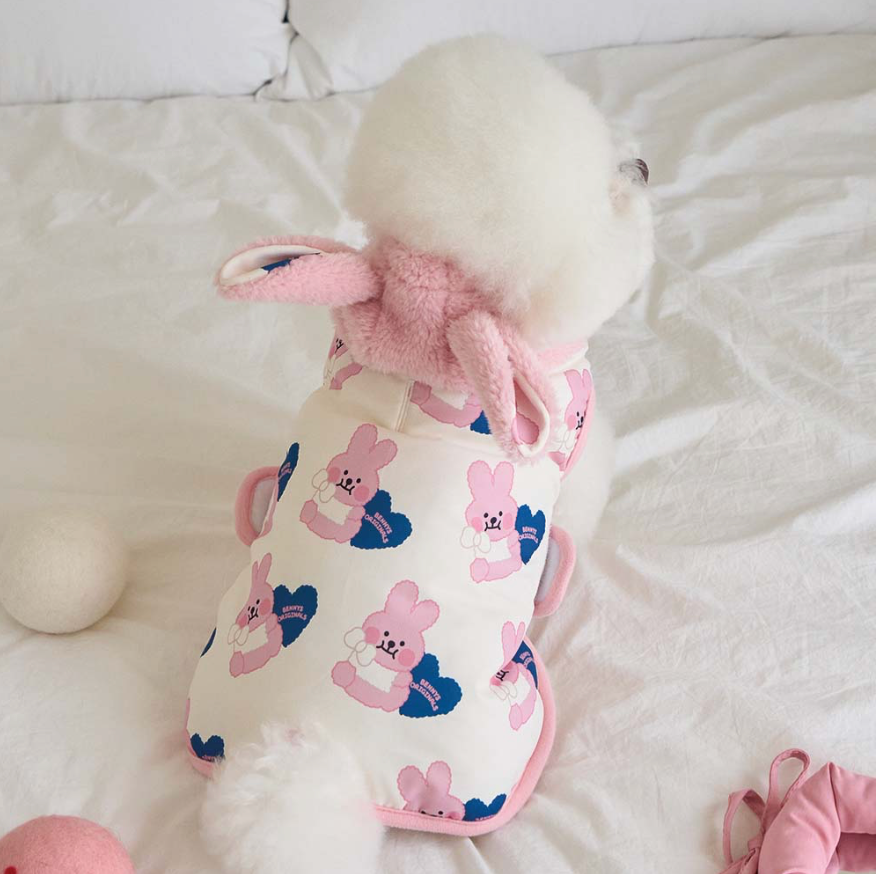 Bennys Winter Hooded Pet Jacket – Bunny & Teddy Ears Collection