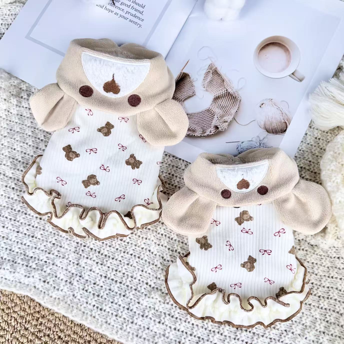 M Pet | Teddy Bear Dog Dress 004