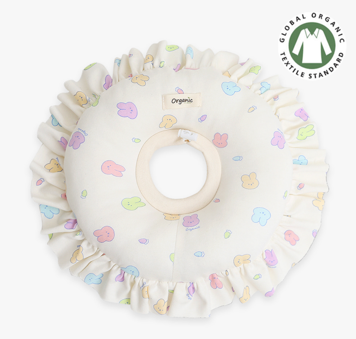 ITS DOG Organic Ruffle Recovery Collar