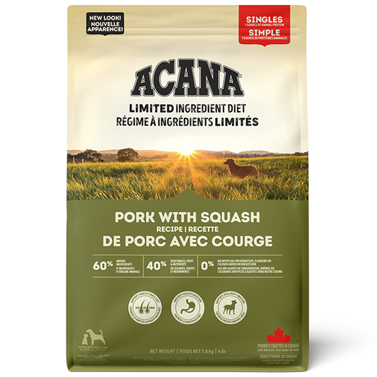 ACANA Dog Singles Pork with Squash 1.8 kg