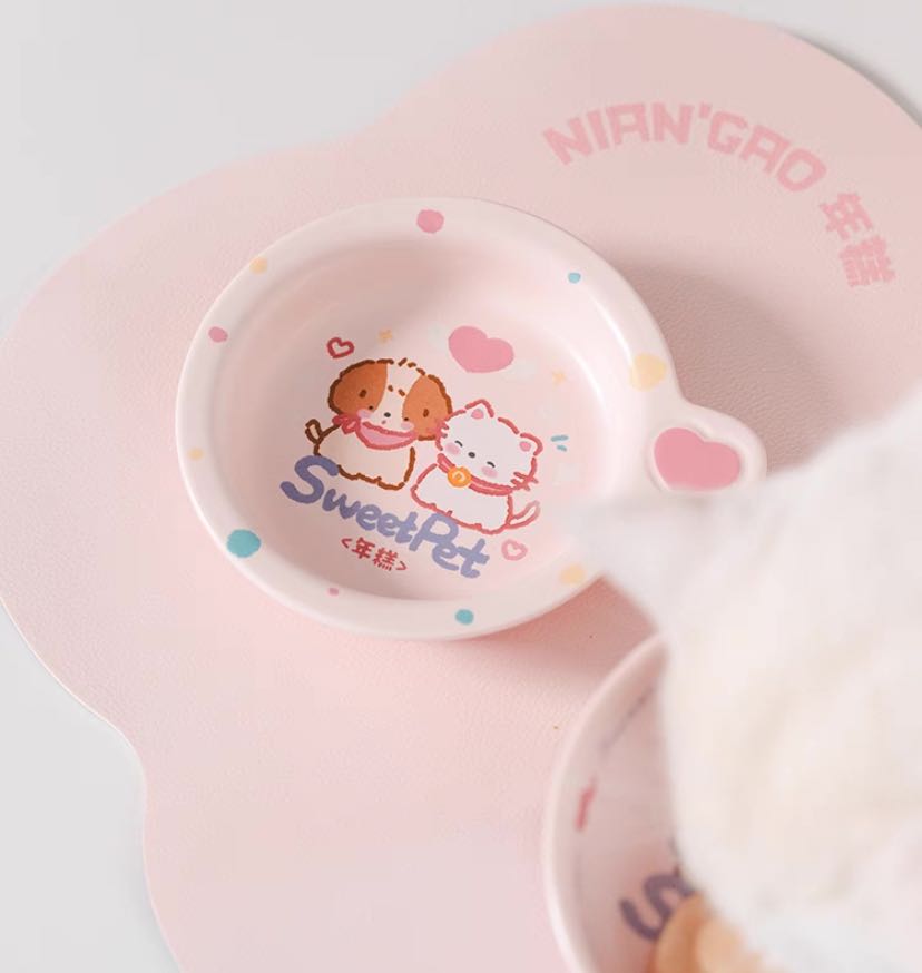 NianGao Cat Bowl