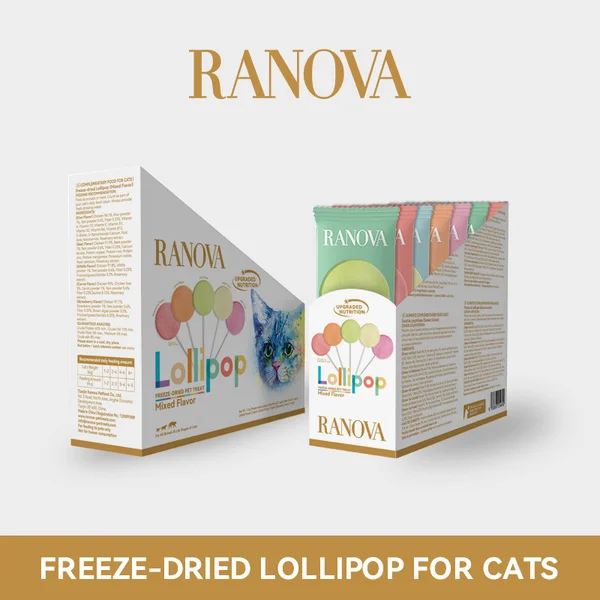 Ranova Freeze-dried Lollipops for Cat (Mixed Flavor) 15pcs (21g)