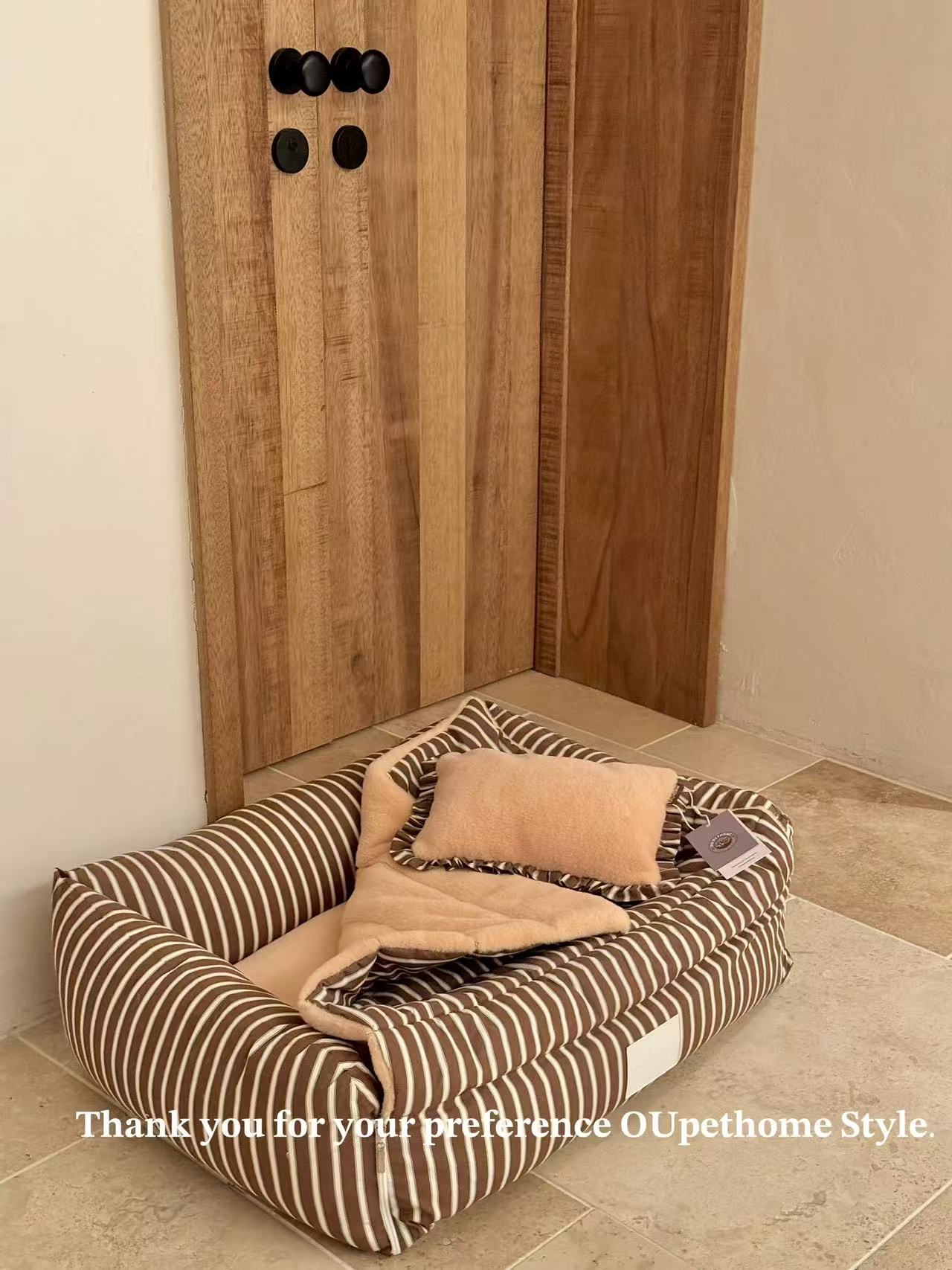 Ou Pet Brown Pet Bed