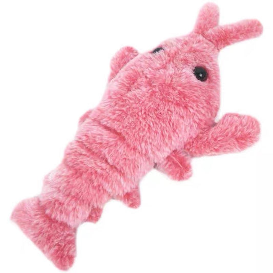 USB Rechargeable Interactive Lobster Pet Toy – Pink