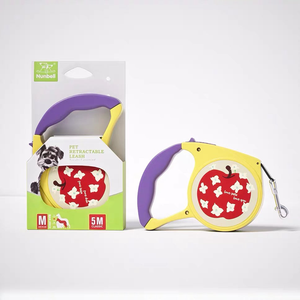 Nunbell 5M Cartoon Retractable Dog Leash
