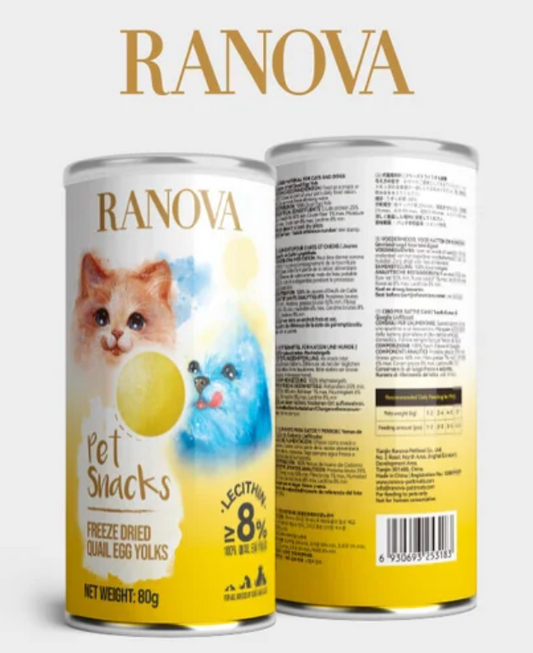 Ranova Freeze-dried Quail Egg Yolk - 80g
