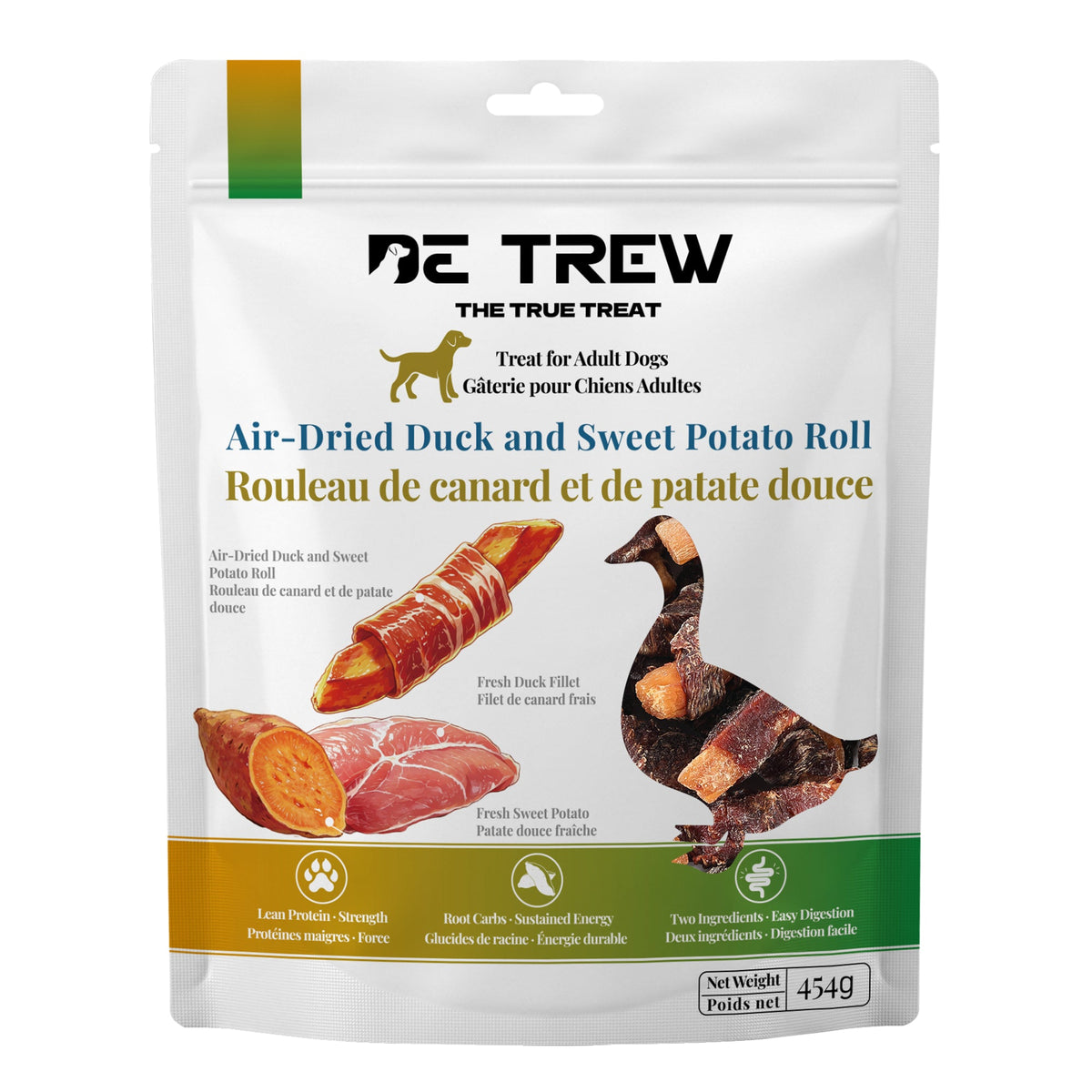 De Trew Duck & Sweet Potato Roll 454g