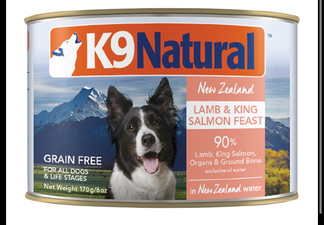 K9 Natural Dog Lamb & Salmon 6oz Cans